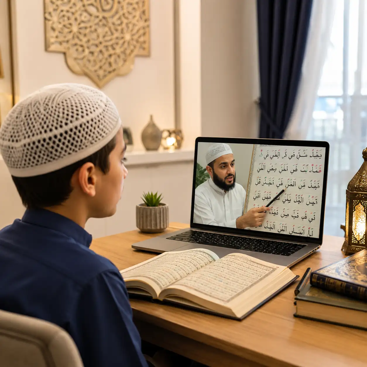 Interactive online Quran education for students
