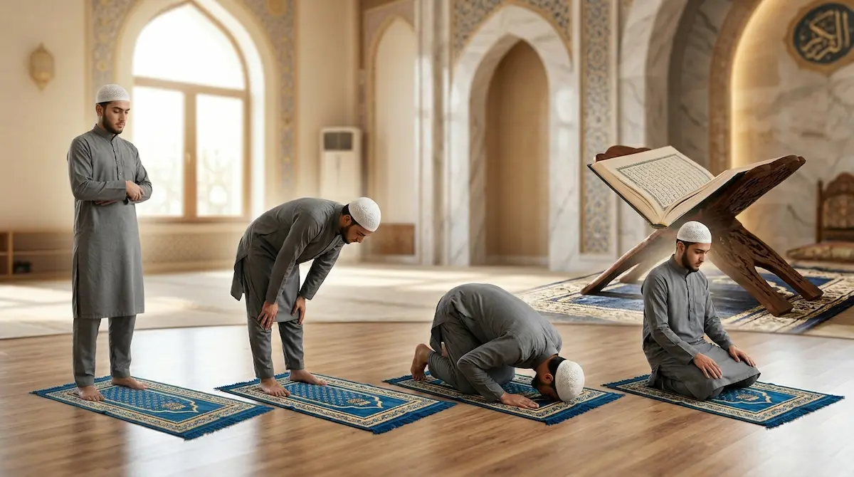 How to Learn Namaz Step by Step for Beginners performing Salah correctly